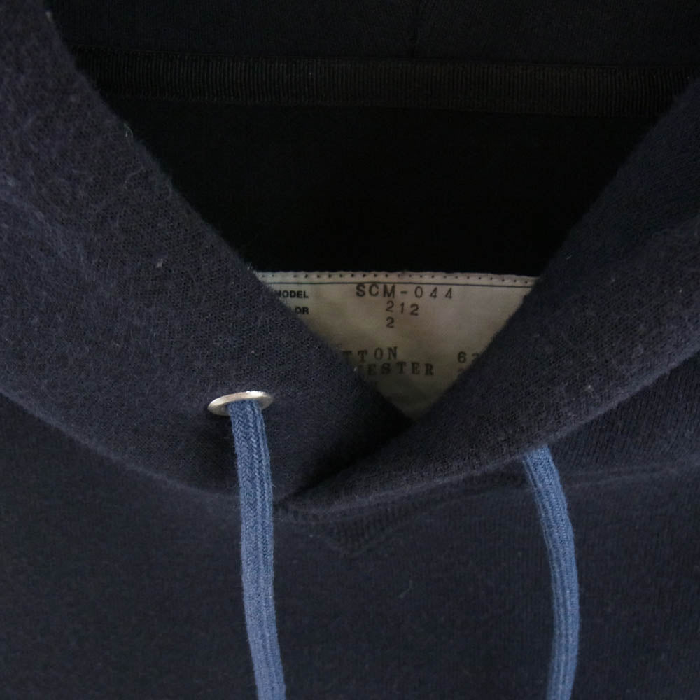 Sacai サカイ 22AW SCM-044 Sponge Sweat Ma-1 Pull Over Hoodie ドッキング スポンジスウェット フーディ ハイブリッド パーカー カーキ系 ネイビー系 2【中古】