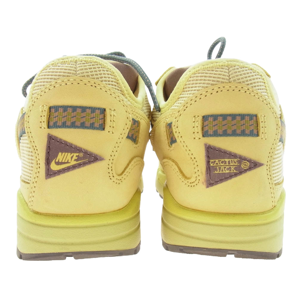 NIKE ナイキ D09392-700 Travis Scott Air Max 1 "CACT.US Gold トラヴィススコット エアマックス1 カクタス ゴールド ローカット スニーカー イエロー系 27cm【中古】