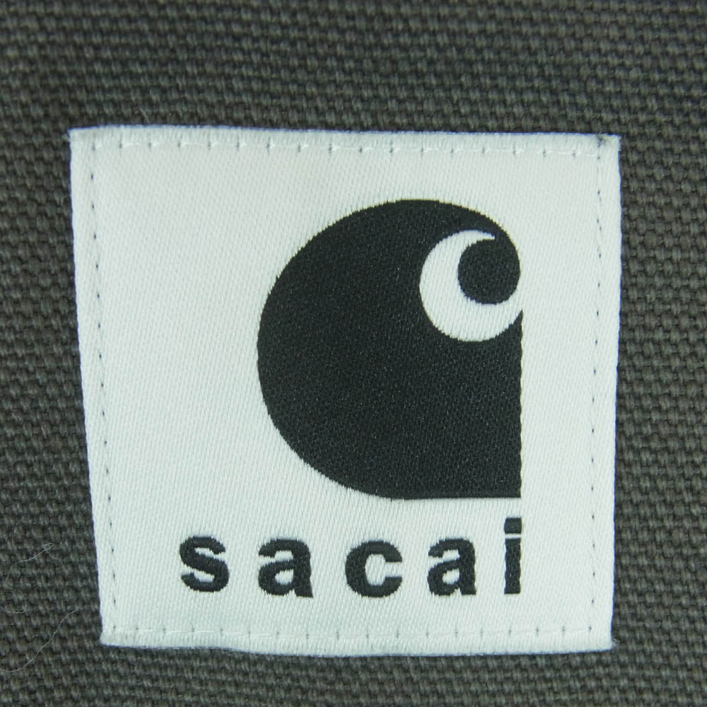 Sacai サカイ 24SS 24-03392M Carhartt WIP Shorts カーハート ダブルニー ダック ショーツ ハーフ ショート パンツ グレー系 301 2【中古】