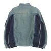 Sacai サカイ 21AW SCM-022 Denim MA-1 Jacket ドッキング デニム エムエーワン ジャケット インディゴ インディゴブルー系 2【中古】
