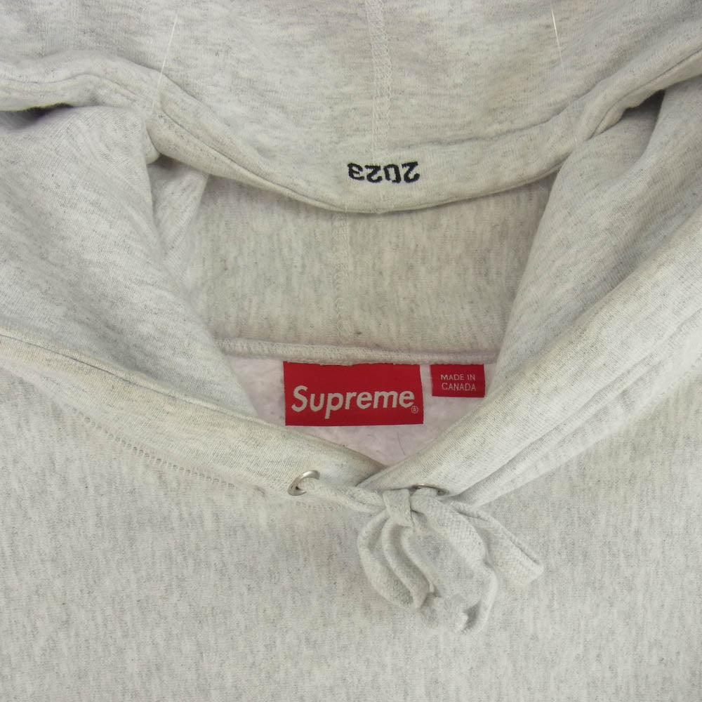 Supreme シュプリーム 23AW Box Logo Hooded Sweatshirt ボックスロゴ スウェット パーカー グレー系 XL【中古】
