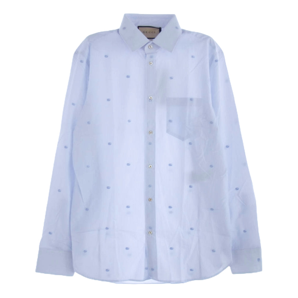 GUCCI 青と白のチェック柄スカート GUCCI 青と白のチェック柄スカート