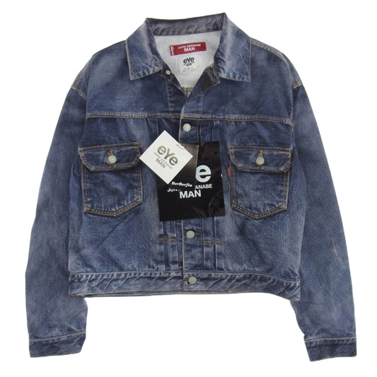 JUNYA WATANABE COMME des GARCONS MAN ジュンヤワタナベコムデギャルソンマン 25SS WO-J910-100-1-4 × BerBerjin ベルベルジン × Levi’s リーバイス 507XX 2nd ナイロンツイル インクジェットプリント ジャケット インディゴブルー系 L【新古品】【未使用】【中古】