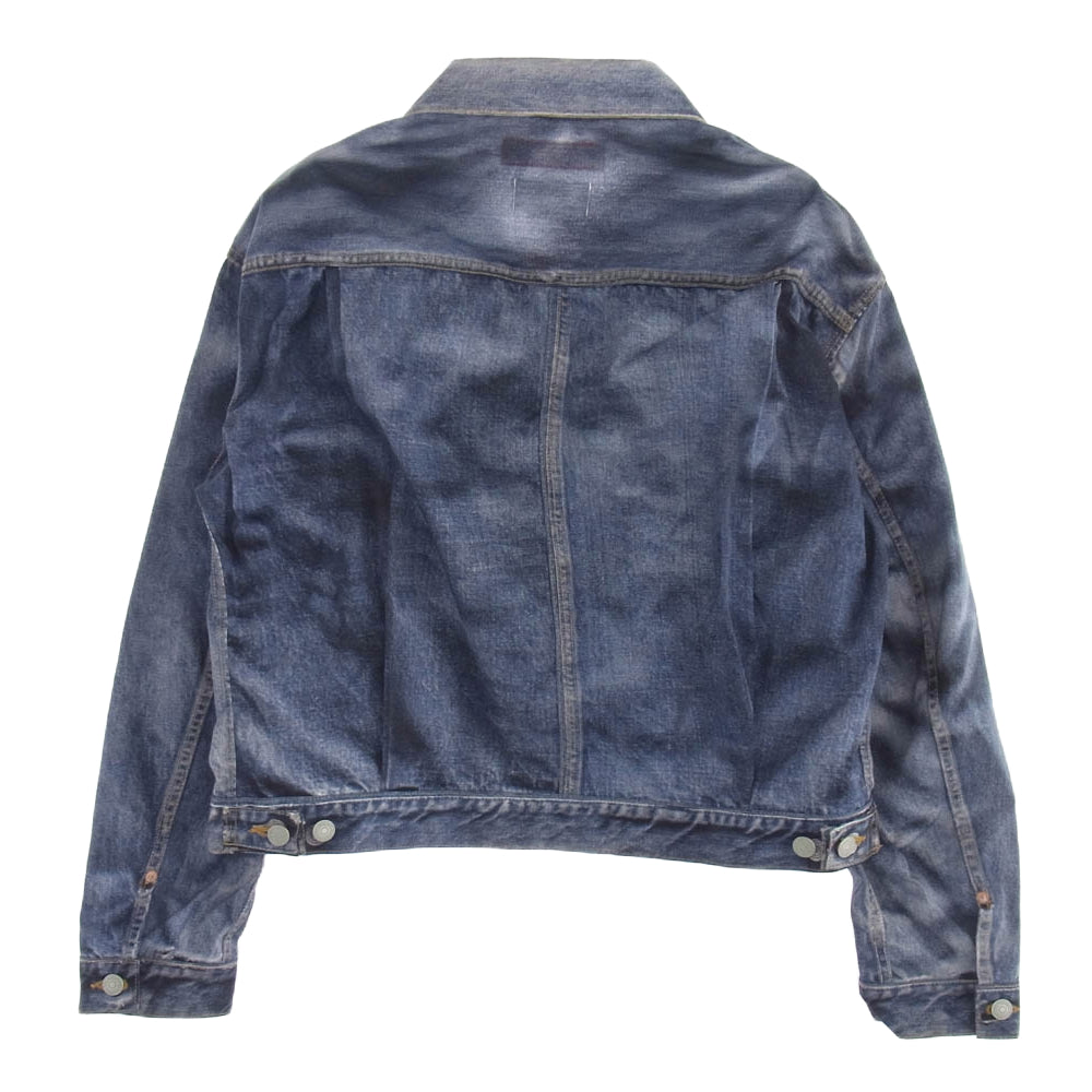 JUNYA WATANABE COMME des GARCONS MAN ジュンヤワタナベコムデギャルソンマン 25SS WO-J910-100-1-4 × BerBerjin ベルベルジン × Levi’s リーバイス 507XX 2nd ナイロンツイル インクジェットプリント ジャケット インディゴブルー系 L【新古品】【未使用】【中古】
