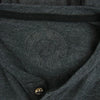 CHROME HEARTS クロムハーツ（原本無） BS FLARE BUTTON HENLY LS BSフレアボタン ホースシューダガー ヘンリーネック カットソー  長袖 Tシャツ グレー ダークグレー系 M【中古】