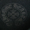 CHROME HEARTS クロムハーツ（原本有） 国内正規品 BS FLARE BUTTON THERMAL HENLY LS BSフレアボタン 袖クロスパッチ ハニカムサーマル ヘンリーネック カットソー  長袖 Tシャツ ブラック ブラック系【中古】