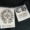 CHROME HEARTS クロムハーツ（原本有） 国内正規品 BS FLARE BUTTON THERMAL HENLY LS BSフレアボタン 袖クロスパッチ ハニカムサーマル ヘンリーネック カットソー  長袖 Tシャツ ブラック ブラック系【中古】