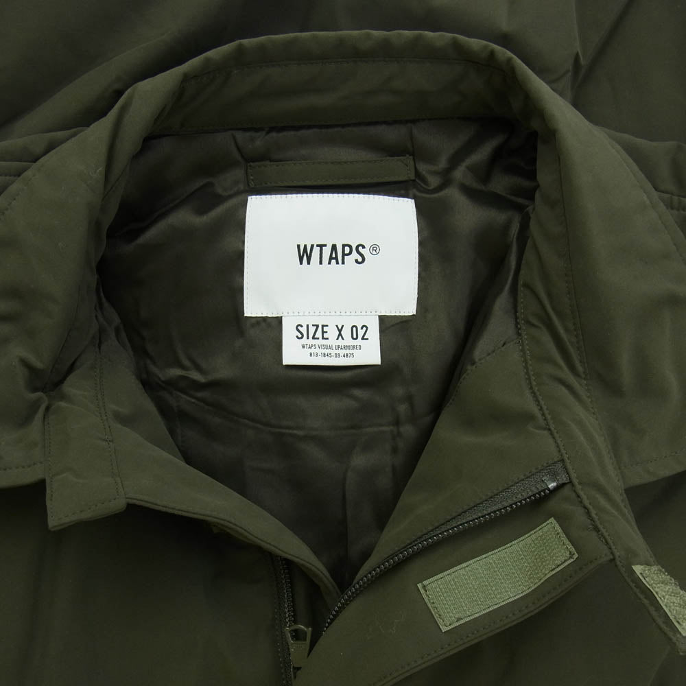 WTAPS ダブルタップス 20AW 202TQDT-JKM02 STOCK MAN JACKET ストックマン 中綿 ジャケット カーキ系 X 02【新古品】【未使用】【中古】