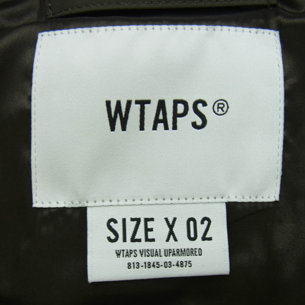WTAPS ダブルタップス 20AW 202TQDT-JKM02 STOCK MAN JACKET ストックマン 中綿 ジャケット カーキ系 X 02【新古品】【未使用】【中古】