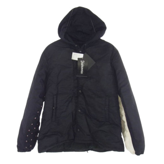 UNDERCOVER アンダーカバー 21AW UI2A4202 袖下アシメ切替 フード 中綿 コーチJKT ジャケット ブラック系 4【新古品】【未使用】【中古】