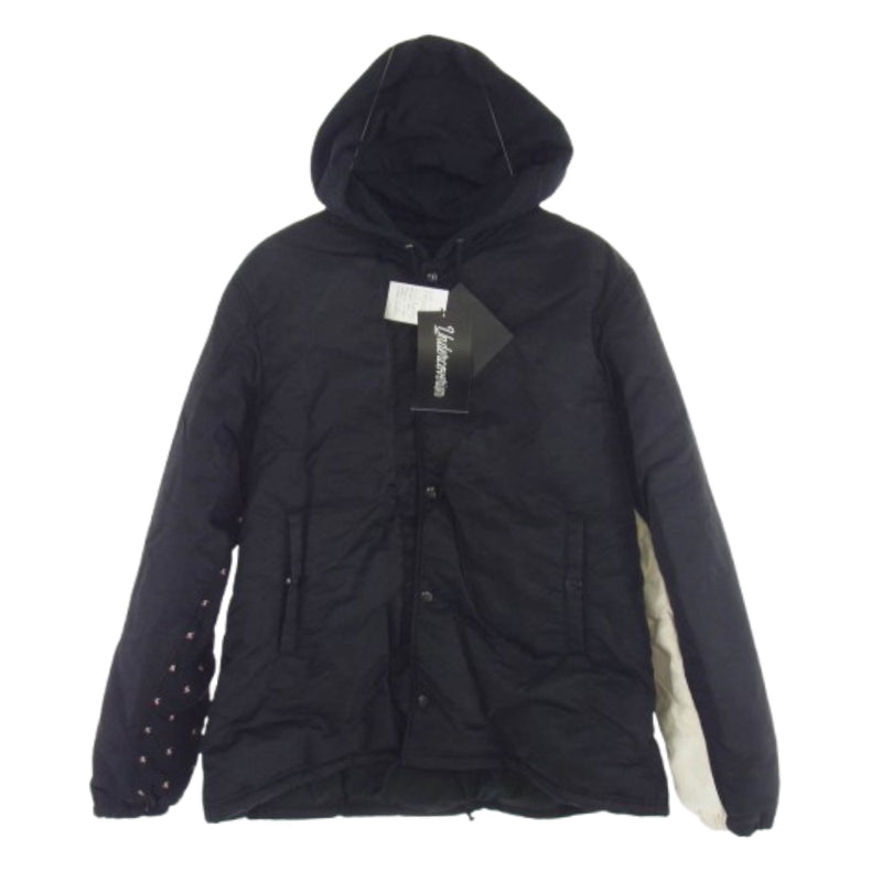 UNDERCOVER アンダーカバー 21AW UI2A4202 袖下アシメ切替 フード 中綿 コーチJKT ジャケット ブラック系 4【新古品】【未使用】【中古】