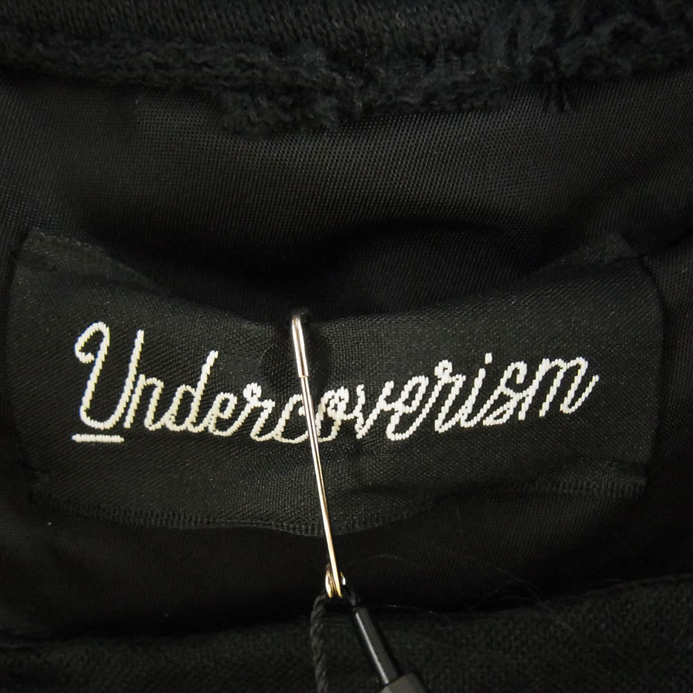 UNDERCOVER アンダーカバー 21AW UI2A4202 袖下アシメ切替 フード 中綿 コーチJKT ジャケット ブラック系 4【新古品】【未使用】【中古】