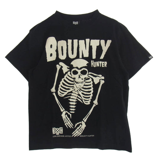 BOUNTY HUNTER バウンティーハンター 24AW SCARECROW Tee スケアクロウ スカルプリント 半袖 Tシャツ ブラック系 M【美品】【中古】