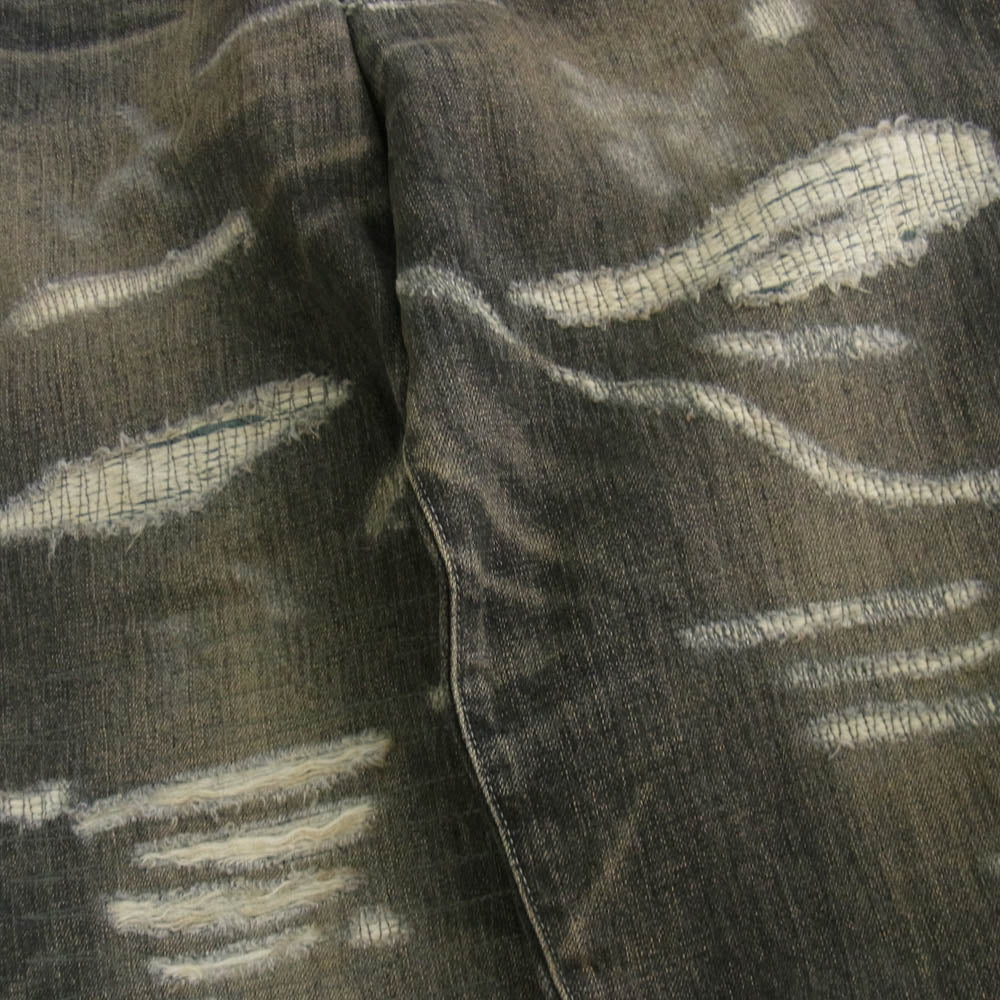 NEIGHBORHOOD ネイバーフッド 24AW 242XBNH-PTM07 SAVAGE DENIM DP WIDE PANTS サベージ ダメージ加工 デニムパンツ ジーンズ S【中古】