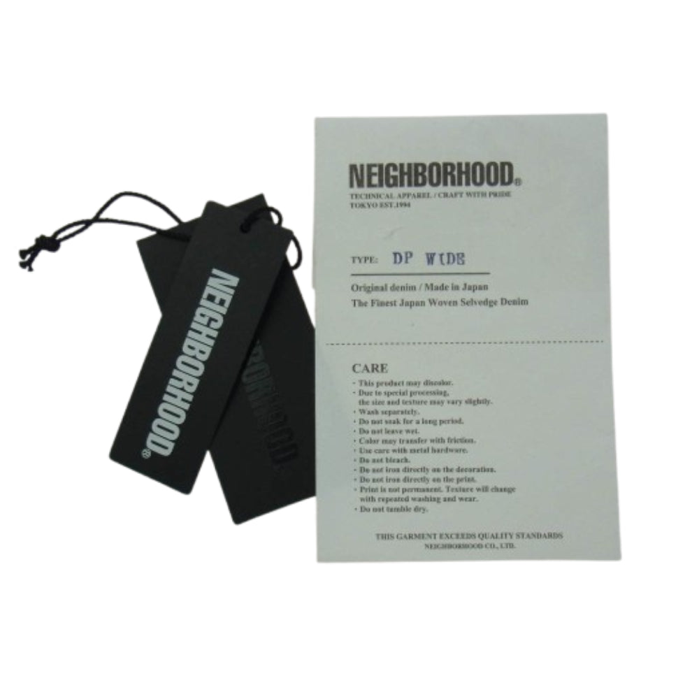 NEIGHBORHOOD ネイバーフッド 24AW 242XBNH-PTM07 SAVAGE DENIM DP WIDE PANTS サベージ ダメージ加工 デニムパンツ ジーンズ S【中古】