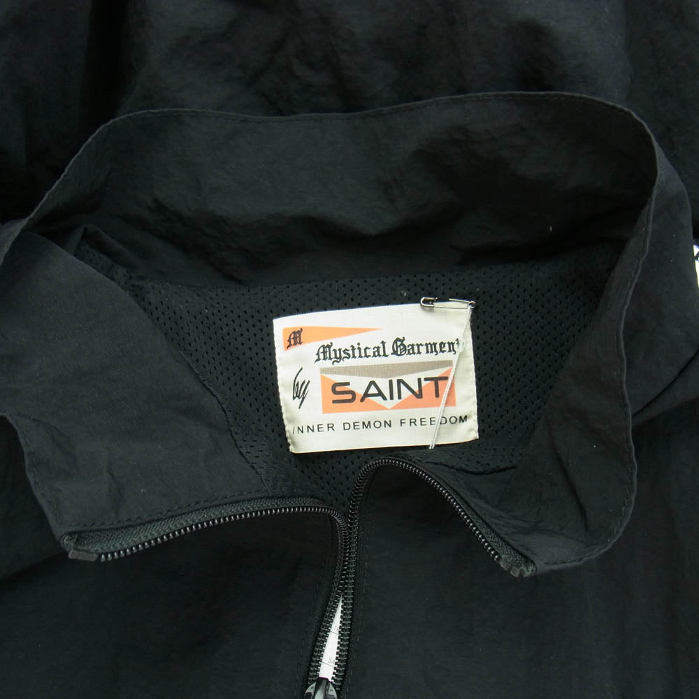 SAINT MICHAEL セントマイケル 24SS SM-YS38-0000-064 SIDE TAPE TRACK JKT サイドテープ トラックジャケット ブラック系 M【中古】