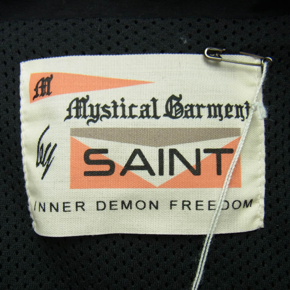 SAINT MICHAEL セントマイケル 24SS SM-YS38-0000-064 SIDE TAPE TRACK JKT サイドテープ トラックジャケット ブラック系 M【中古】