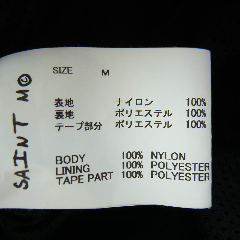 SAINT MICHAEL セントマイケル 24SS SM-YS38-0000-064 SIDE TAPE TRACK JKT サイドテープ トラックジャケット ブラック系 M【中古】