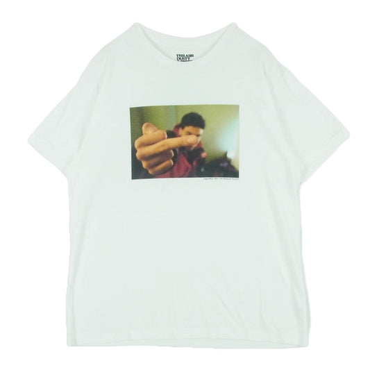 MINEDENIM マインデニム 23MND-STL003-00-L2 Stie-lo Davide Sorrenti Da Finga T-SH ダヴィデ・ソレンティ プリント Tシャツ 半袖 カットソー ホワイト系 L【中古】