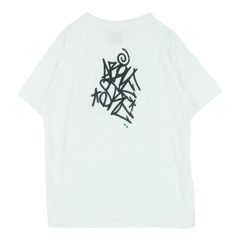 MINEDENIM マインデニム 23MND-STL003-00-L2 Stie-lo Davide Sorrenti Da Finga T-SH ダヴィデ・ソレンティ プリント Tシャツ 半袖 カットソー ホワイト系 L【中古】