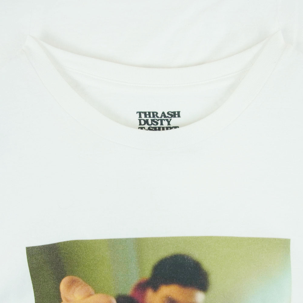 MINEDENIM マインデニム 23MND-STL003-00-L2 Stie-lo Davide Sorrenti Da Finga T-SH ダヴィデ・ソレンティ プリント Tシャツ 半袖 カットソー ホワイト系 L【中古】