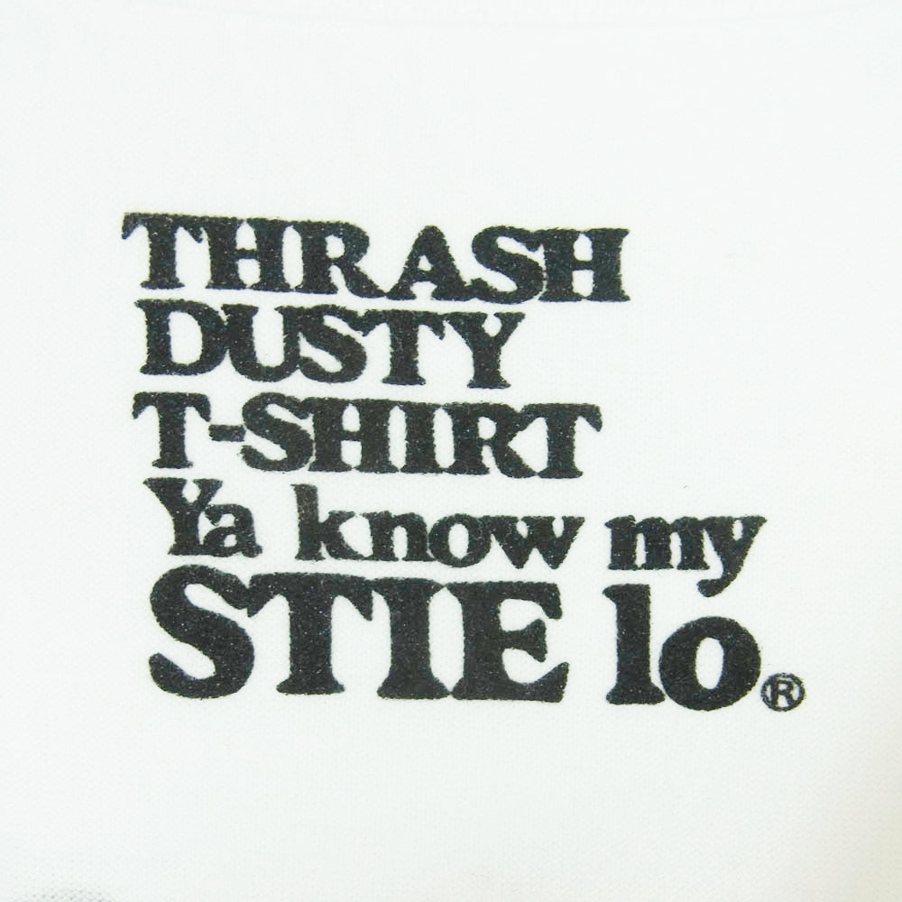 MINEDENIM マインデニム 23MND-STL003-00-L2 Stie-lo Davide Sorrenti Da Finga T-SH ダヴィデ・ソレンティ プリント Tシャツ 半袖 カットソー ホワイト系 L【中古】