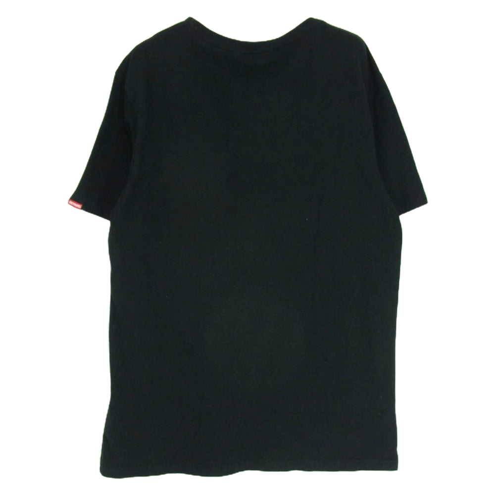 WACKO MARIA ワコマリア フロント ロゴプリント Tシャツ 半袖 カットソー ブラック系 XXL【中古】