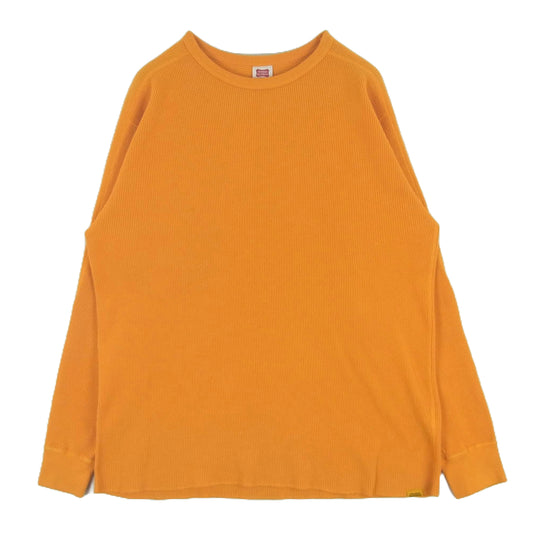 STANDARD CALIFORNIA スタンダードカリフォルニア SD WAFFLE THERMAL LS ワッフル サーマル ロングスリーブ Tシャツ 長袖 オレンジ系 XL【中古】