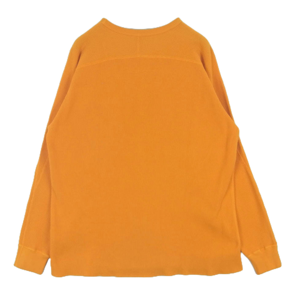 STANDARD CALIFORNIA スタンダードカリフォルニア SD WAFFLE THERMAL LS ワッフル サーマル ロングスリーブ Tシャツ 長袖 オレンジ系 XL【中古】