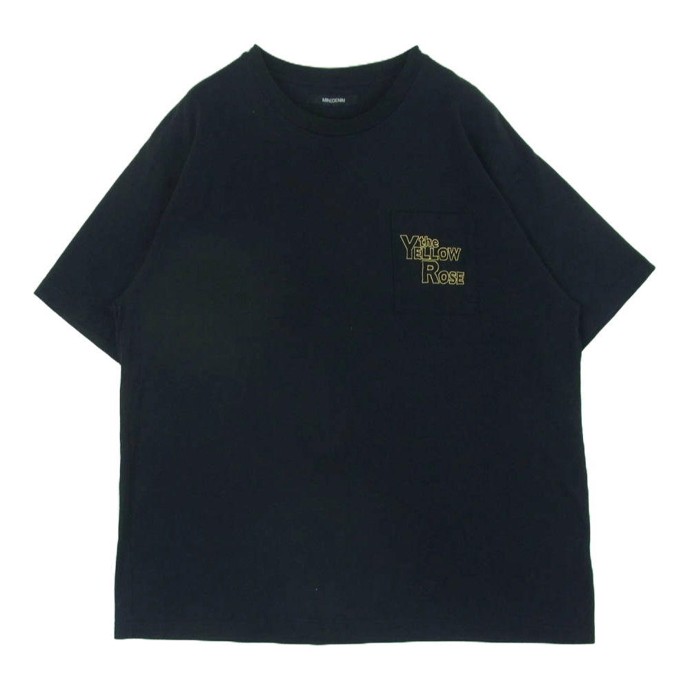 MINEDENIM マインデニム 2308-6002-99-XL2 the YELLOW ROSE T-SH ザ イエロー ローズ Tシャツ 半袖 カットソー ブラック系 XL【中古】