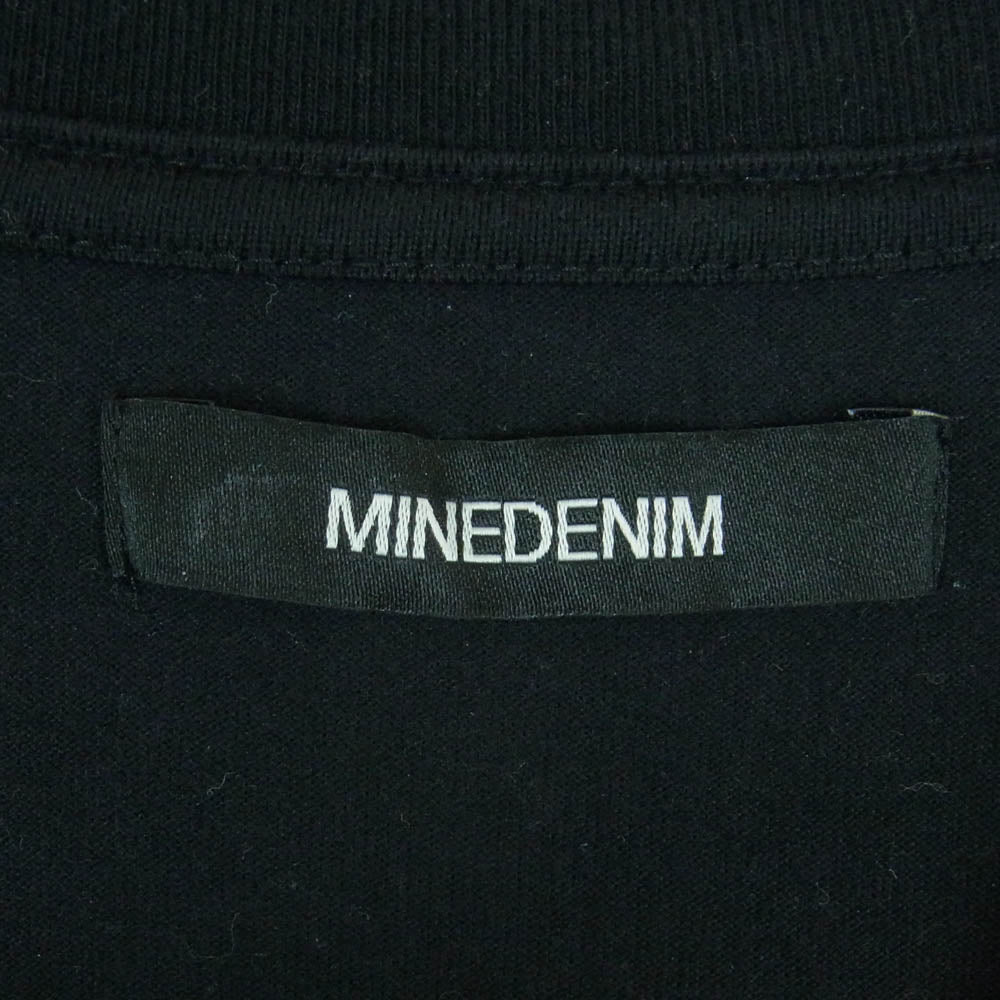 MINEDENIM マインデニム 2308-6002-99-XL2 the YELLOW ROSE T-SH ザ イエロー ローズ Tシャツ 半袖 カットソー ブラック系 XL【中古】