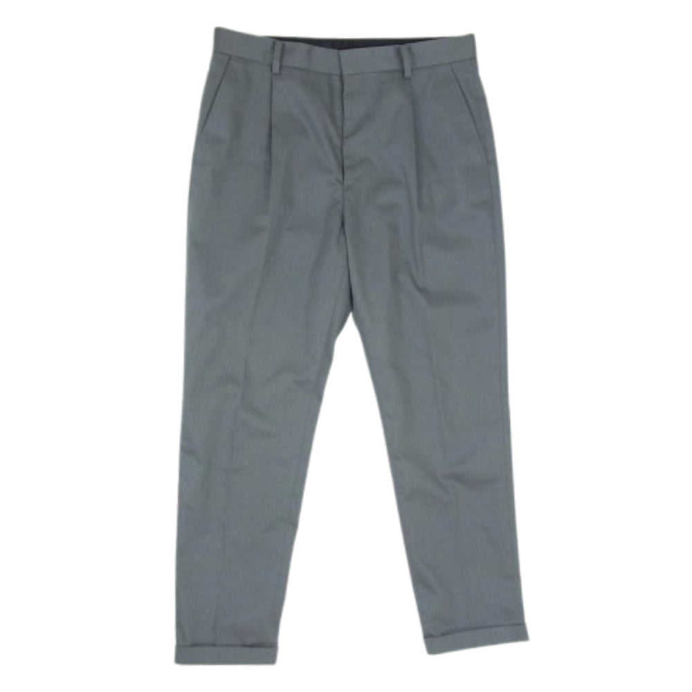 WACKO MARIA ワコマリア 1タック テーパード トラウザー パンツ グレー系 L【中古】