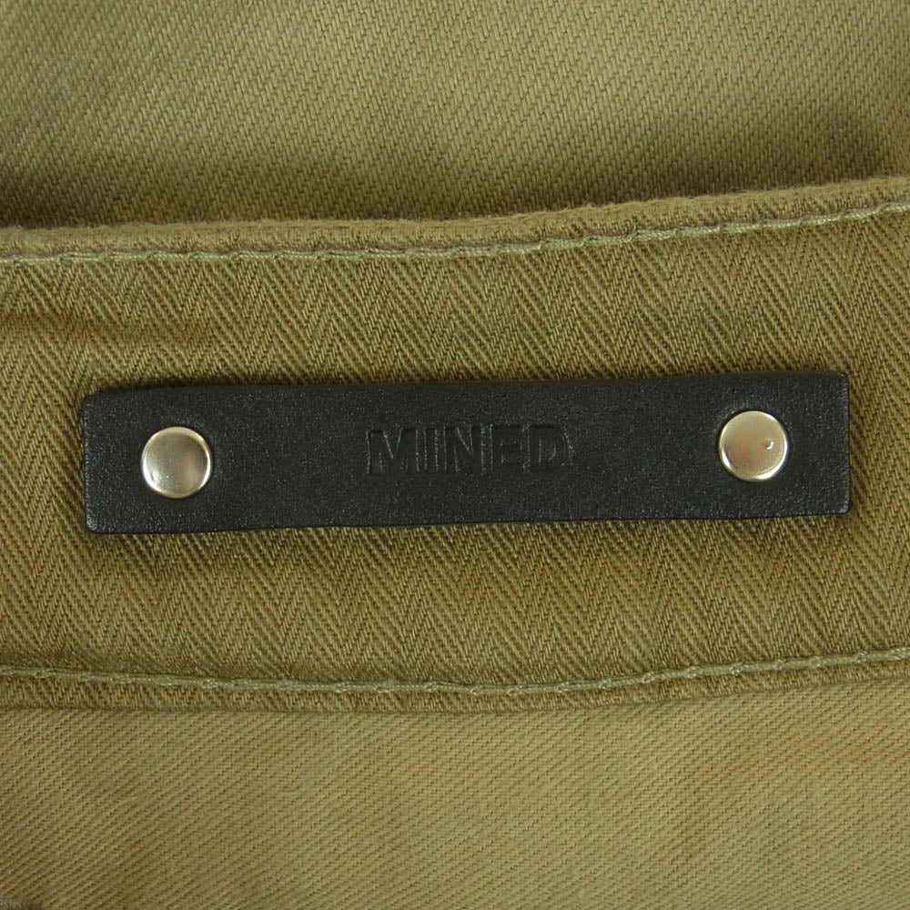 MINEDENIM マインデニム WPS-701-50 F.Work Denim PS 1タック デニム ワーク パンツ ベージュ系 11【中古】