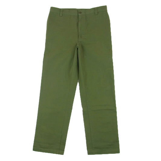 MINEDENIM マインデニム 2402-7002-42-342 Washed Chino Type TRS ストレート シルエット チノ トラウザーズ パンツ グリーン系 11【中古】