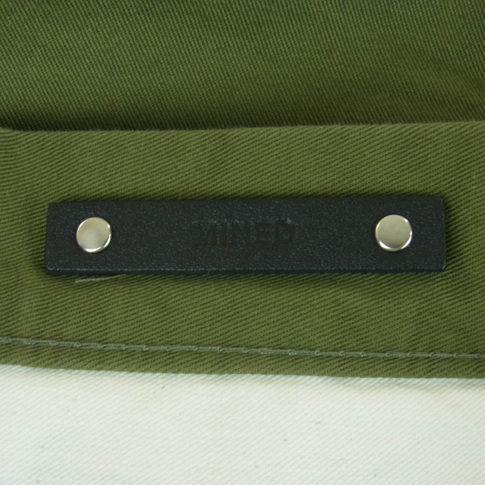 MINEDENIM マインデニム 2402-7002-42-342 Washed Chino Type TRS ストレート シルエット チノ トラウザーズ パンツ グリーン系 11【中古】