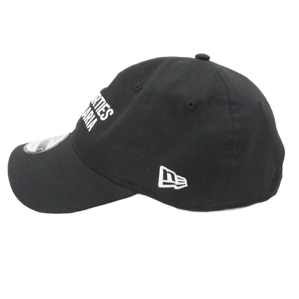 WACKO MARIA ワコマリア 24AW 24FW-WMA-CP03 × NEW ERA ニューエラ ロゴ刺繍 キャップ 帽子 ブラック系【美品】【中古】