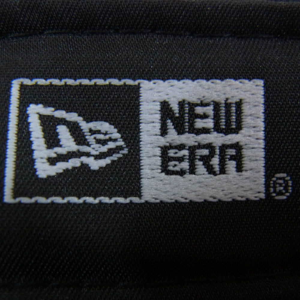 WACKO MARIA ワコマリア 24AW 24FW-WMA-CP03 × NEW ERA ニューエラ ロゴ刺繍 キャップ 帽子 ブラック系【美品】【中古】