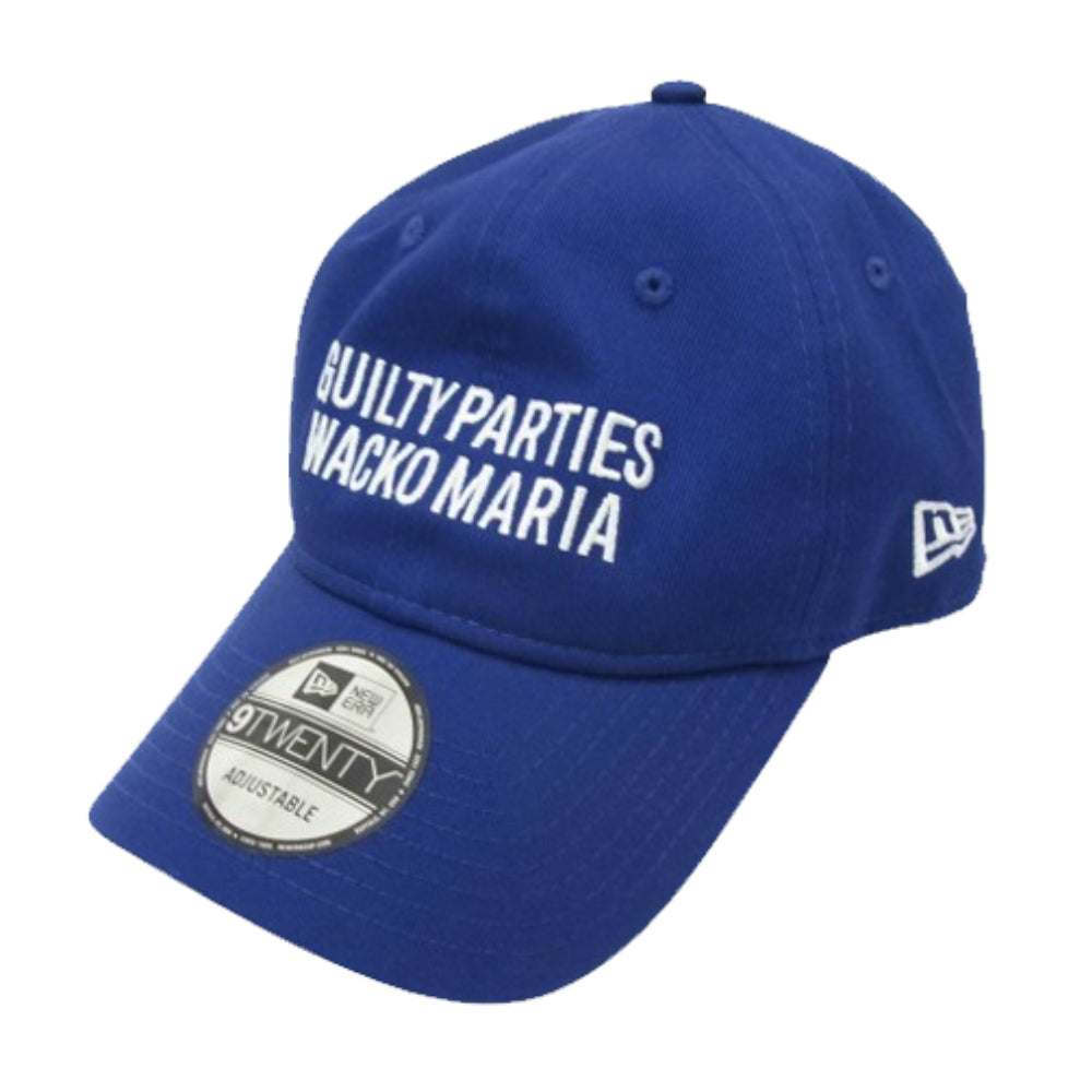 WACKO MARIA ワコマリア 24AW 24FW-WMA-CP03 × NEW ERA ニューエラ ロゴ刺繍 キャップ 帽子 ブルー系【新古品】【未使用】【中古】