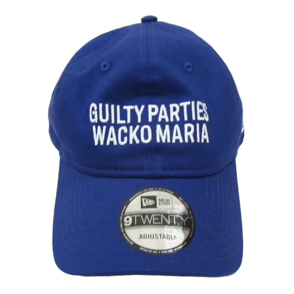 WACKO MARIA ワコマリア 24AW 24FW-WMA-CP03 × NEW ERA ニューエラ ロゴ刺繍 キャップ 帽子 ブルー系【新古品】【未使用】【中古】