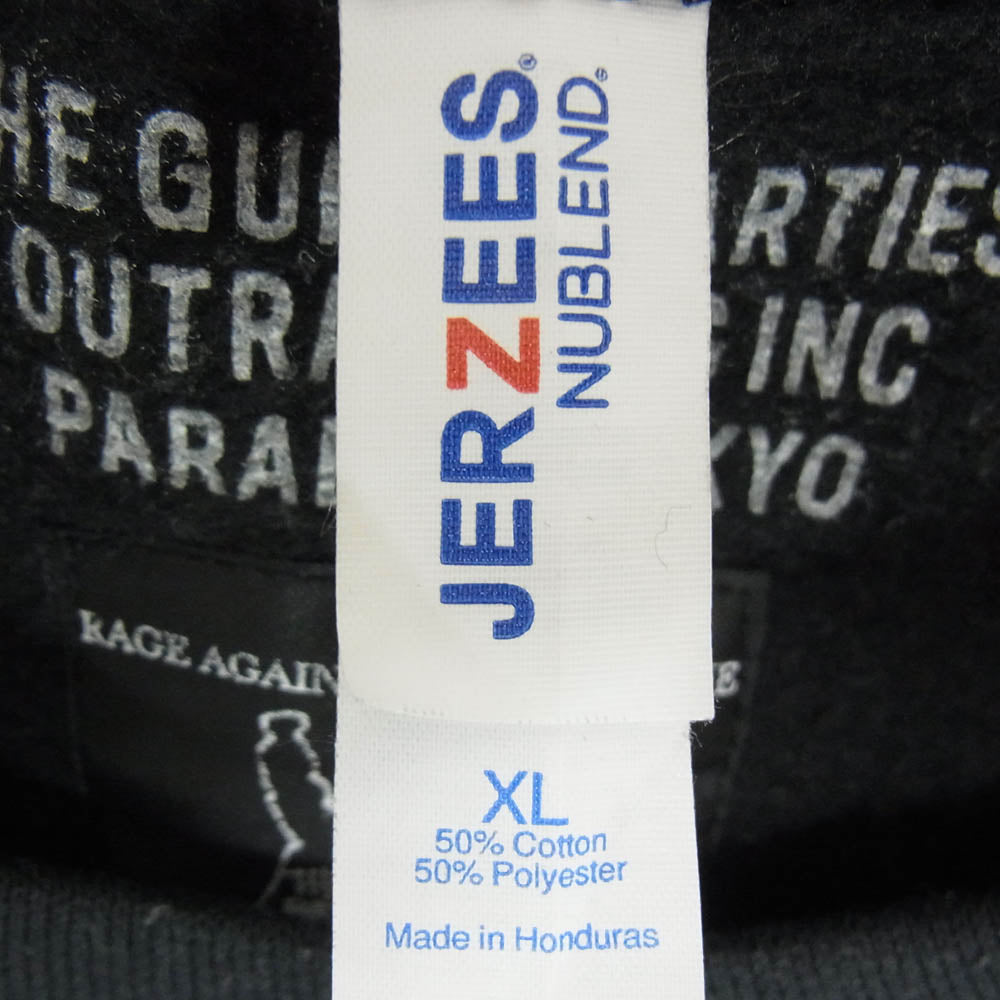 WACKO MARIA ワコマリア 20SS RAGE AGAINST THE MACHINE レイジ・アゲインスト・ザ・マシーン プリント スウェット ブラック系 XL【中古】