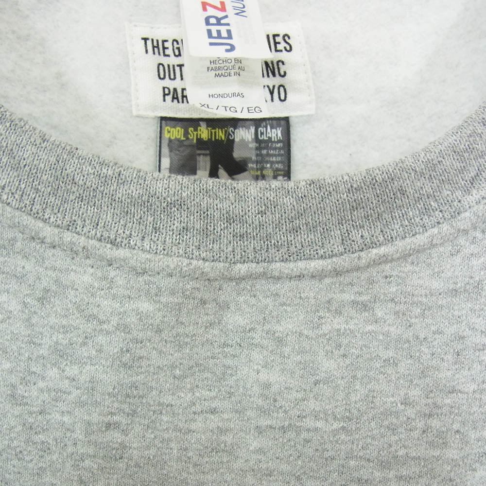 WACKO MARIA ワコマリア 23AW BLUE NOTE CREW NECK SWEAT SHIRT ブルーノート プリント スウェット グレー系 XL【中古】