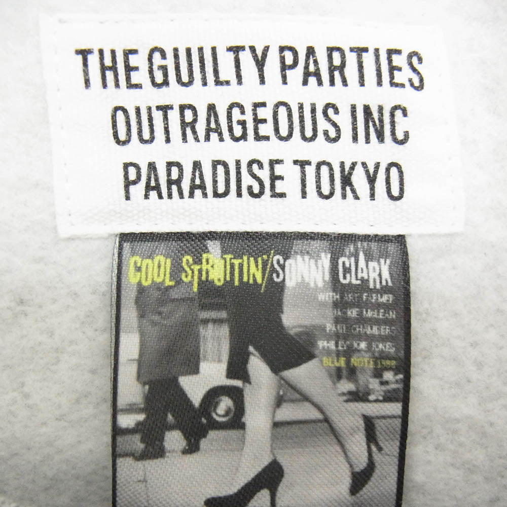 WACKO MARIA ワコマリア 23AW BLUE NOTE CREW NECK SWEAT SHIRT ブルーノート プリント スウェット グレー系 XL【中古】