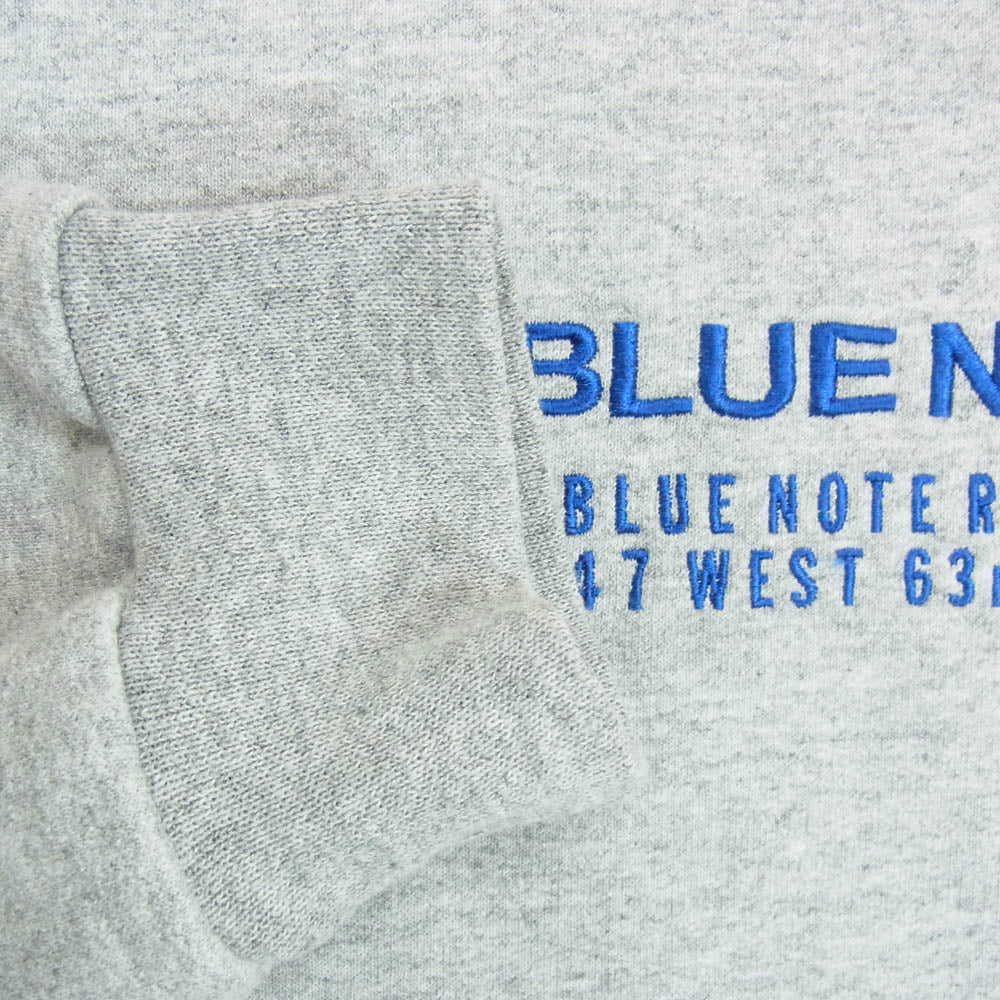 WACKO MARIA ワコマリア 23AW BLUE NOTE CREW NECK SWEAT SHIRT ブルーノート プリント スウェット グレー系 XL【中古】