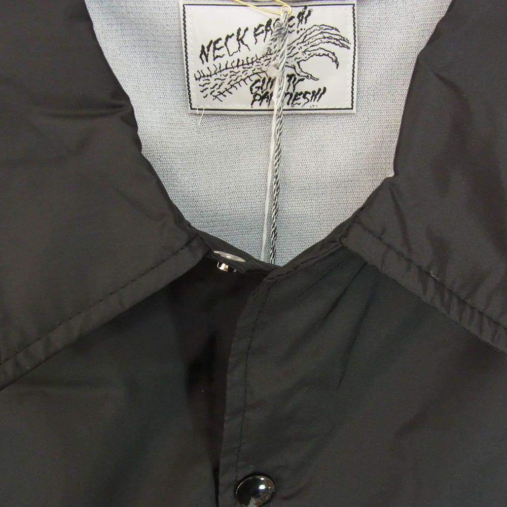 WACKO MARIA ワコマリア 24SS NECKFACE-WM-BL19 NECKFACE COACH JACKET バックプリント ナイロン コーチジャケット ブラック系 XL【美品】【中古】