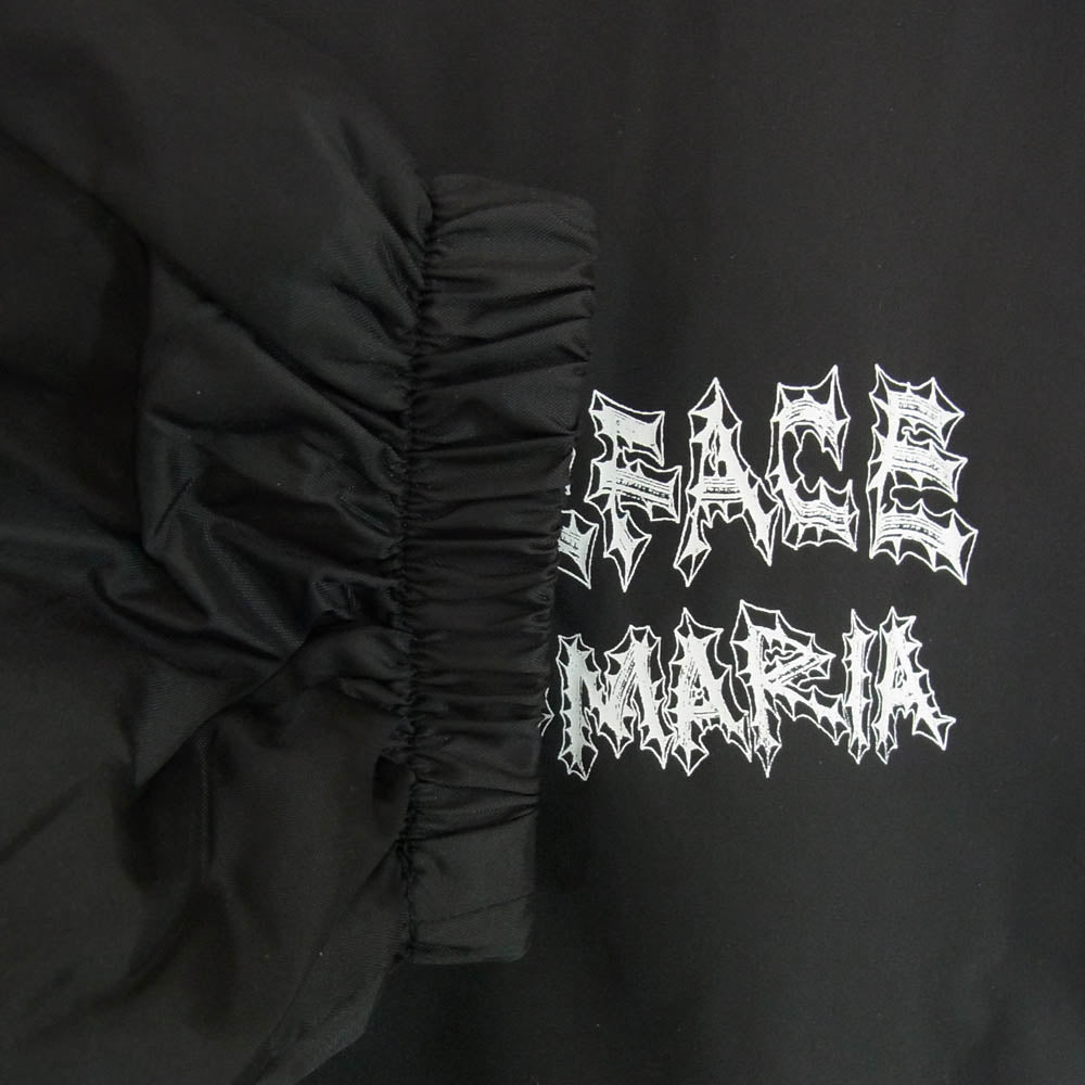 WACKO MARIA ワコマリア 24SS NECKFACE-WM-BL19 NECKFACE COACH JACKET バックプリント ナイロン コーチジャケット ブラック系 XL【美品】【中古】