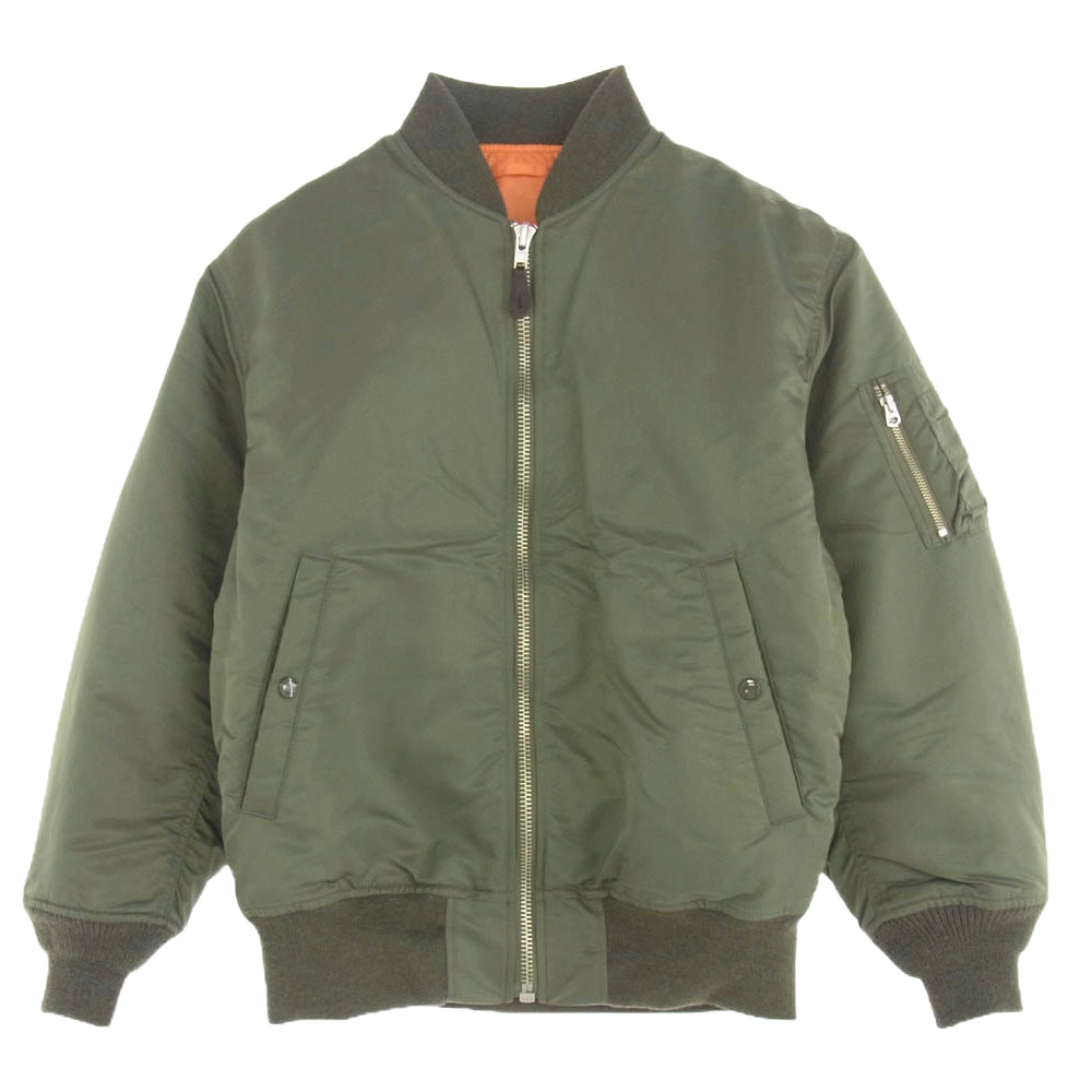 WACKO MARIA ワコマリア 22AW MA-1 FLIGHT JACKET フライトジャケット ブルゾン カーキ系 M【中古】