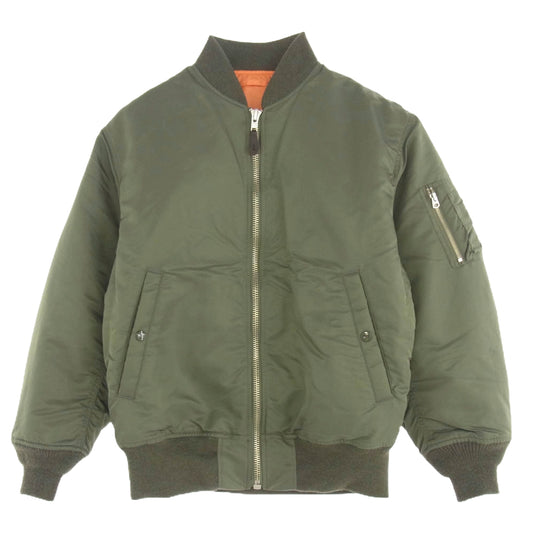 WACKO MARIA ワコマリア 22AW MA-1 FLIGHT JACKET フライトジャケット ブルゾン カーキ系 M【中古】