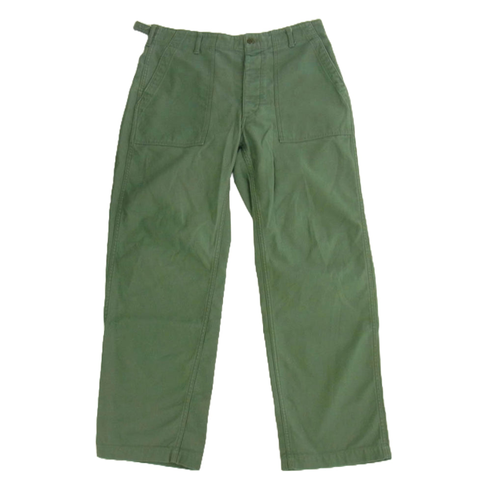 Engineered Garments エンジニアードガーメンツ ファティーグ ベイカーパンツ グリーン系 M【中古】
