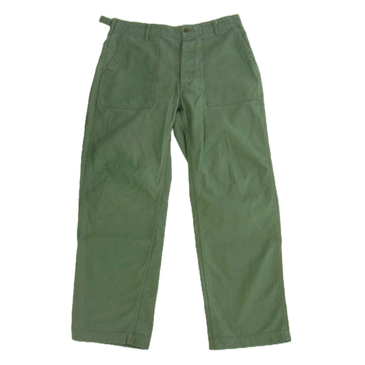 Engineered Garments エンジニアードガーメンツ ファティーグ ベイカーパンツ グリーン系 M【中古】