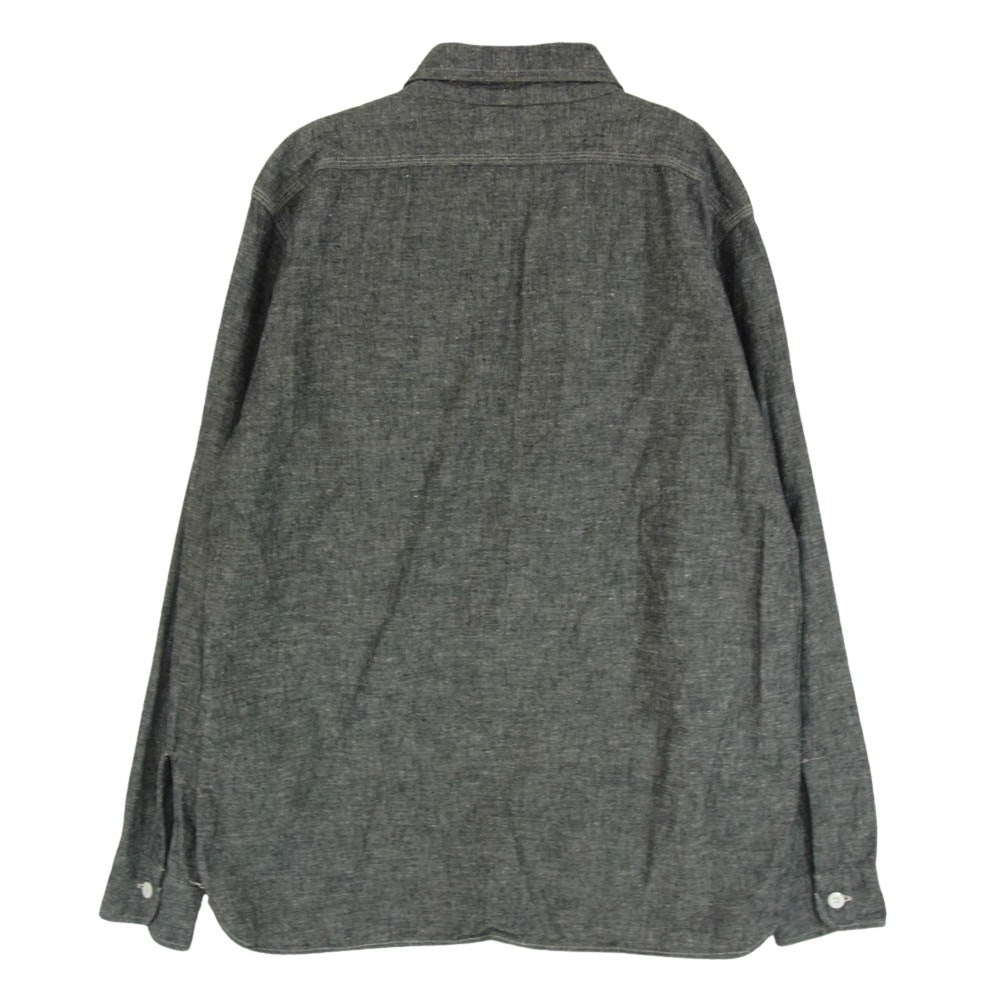 WAREHOUSE ウエアハウス DUCK DIGGER ダックディガー シャンブレー シャツ 長袖 ブラック系 38【中古】